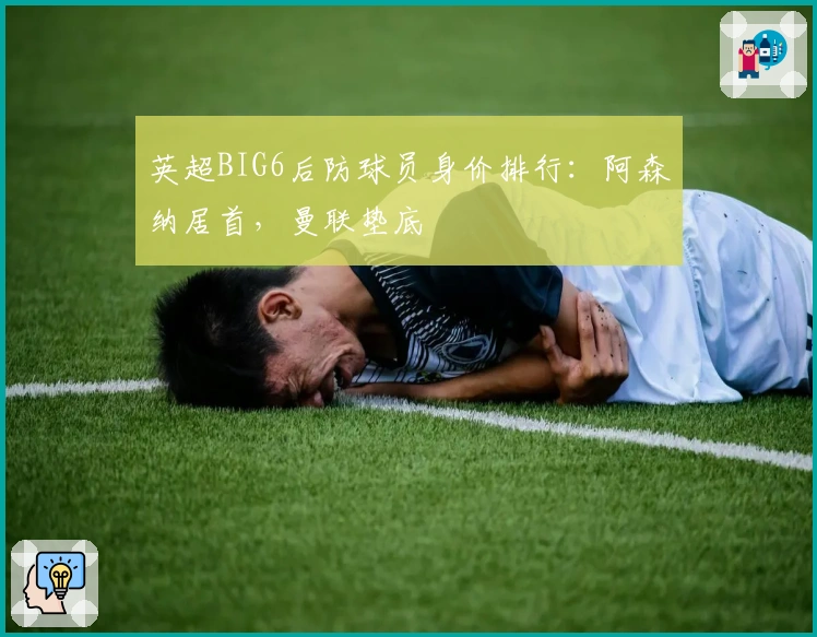 英超BIG6后防球员身价排行：阿森纳居首，曼联垫底